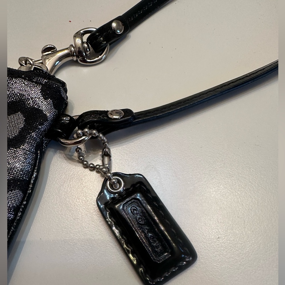 Authentic Silver/Back Wristlet - Picture 3 of 4